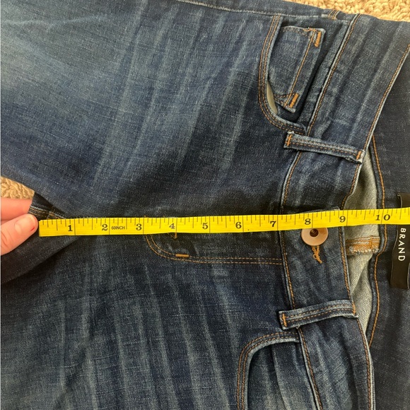 J Brand Love Story Flare Jeans in Trouble Blue Wash EXTRA LONG - Picture 10 of 11